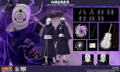 PRE ORDER – ROCKETTOYS ROC-021 1/6 NARUTO SHIPPUDEN MADARA UCHIHA (WHITE MASK)