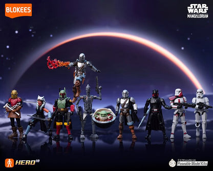 PRE ORDER – STAR WARS THE MANDALORION GV01 BLIND BOX MODEL KIT SET (9PCS / SET)