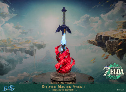 PRE ORDER – THE LEGEND OF ZELDA™: TEARS OF THE KINGDOM DECAYED MASTER SWORD LIFE-SIZE STATUE (EXCLUSIVE EDITION)