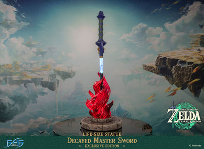 PRE ORDER – THE LEGEND OF ZELDA™: TEARS OF THE KINGDOM DECAYED MASTER SWORD LIFE-SIZE STATUE (EXCLUSIVE EDITION)