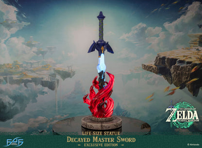 PRE ORDER – THE LEGEND OF ZELDA™: TEARS OF THE KINGDOM DECAYED MASTER SWORD LIFE-SIZE STATUE (EXCLUSIVE EDITION)
