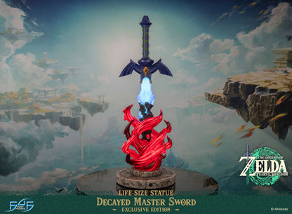 PRE ORDER – THE LEGEND OF ZELDA™: TEARS OF THE KINGDOM DECAYED MASTER SWORD LIFE-SIZE STATUE (EXCLUSIVE EDITION)