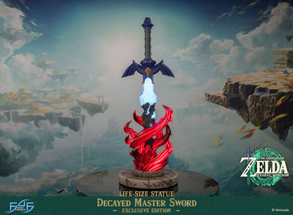 PRE ORDER – THE LEGEND OF ZELDA™: TEARS OF THE KINGDOM DECAYED MASTER SWORD LIFE-SIZE STATUE (EXCLUSIVE EDITION)