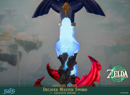 PRE ORDER – THE LEGEND OF ZELDA™: TEARS OF THE KINGDOM DECAYED MASTER SWORD LIFE-SIZE STATUE (EXCLUSIVE EDITION)