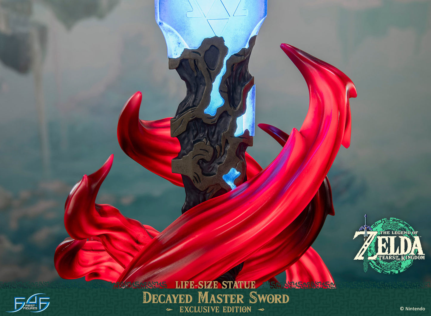 PRE ORDER – THE LEGEND OF ZELDA™: TEARS OF THE KINGDOM DECAYED MASTER SWORD LIFE-SIZE STATUE (EXCLUSIVE EDITION)