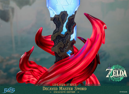 PRE ORDER – THE LEGEND OF ZELDA™: TEARS OF THE KINGDOM DECAYED MASTER SWORD LIFE-SIZE STATUE (EXCLUSIVE EDITION)