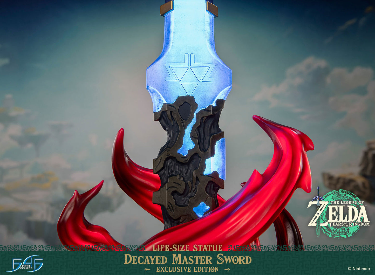 PRE ORDER – THE LEGEND OF ZELDA™: TEARS OF THE KINGDOM DECAYED MASTER SWORD LIFE-SIZE STATUE (EXCLUSIVE EDITION)