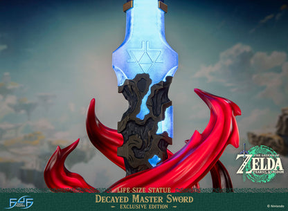 PRE ORDER – THE LEGEND OF ZELDA™: TEARS OF THE KINGDOM DECAYED MASTER SWORD LIFE-SIZE STATUE (EXCLUSIVE EDITION)