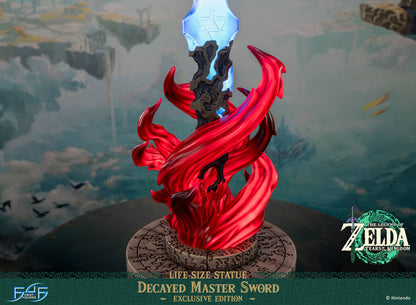 PRE ORDER – THE LEGEND OF ZELDA™: TEARS OF THE KINGDOM DECAYED MASTER SWORD LIFE-SIZE STATUE (EXCLUSIVE EDITION)
