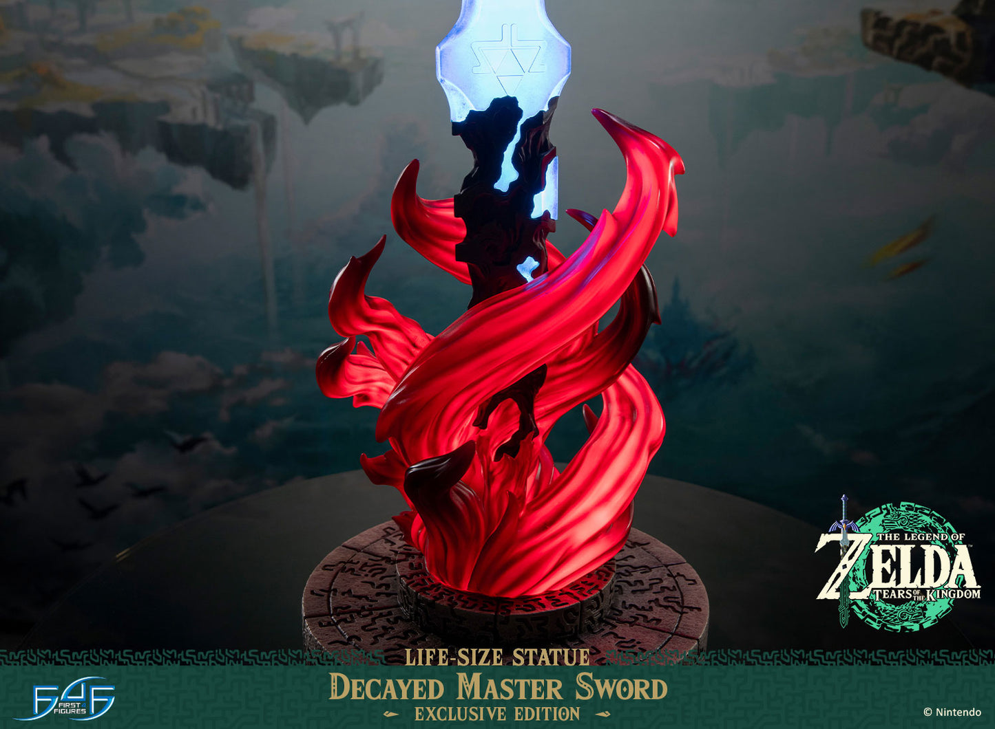 PRE ORDER – THE LEGEND OF ZELDA™: TEARS OF THE KINGDOM DECAYED MASTER SWORD LIFE-SIZE STATUE (EXCLUSIVE EDITION)