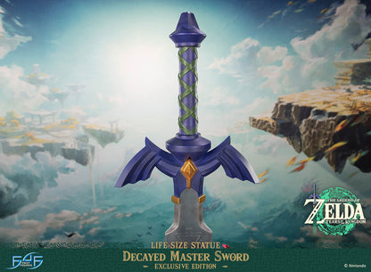 PRE ORDER – THE LEGEND OF ZELDA™: TEARS OF THE KINGDOM DECAYED MASTER SWORD LIFE-SIZE STATUE (EXCLUSIVE EDITION)