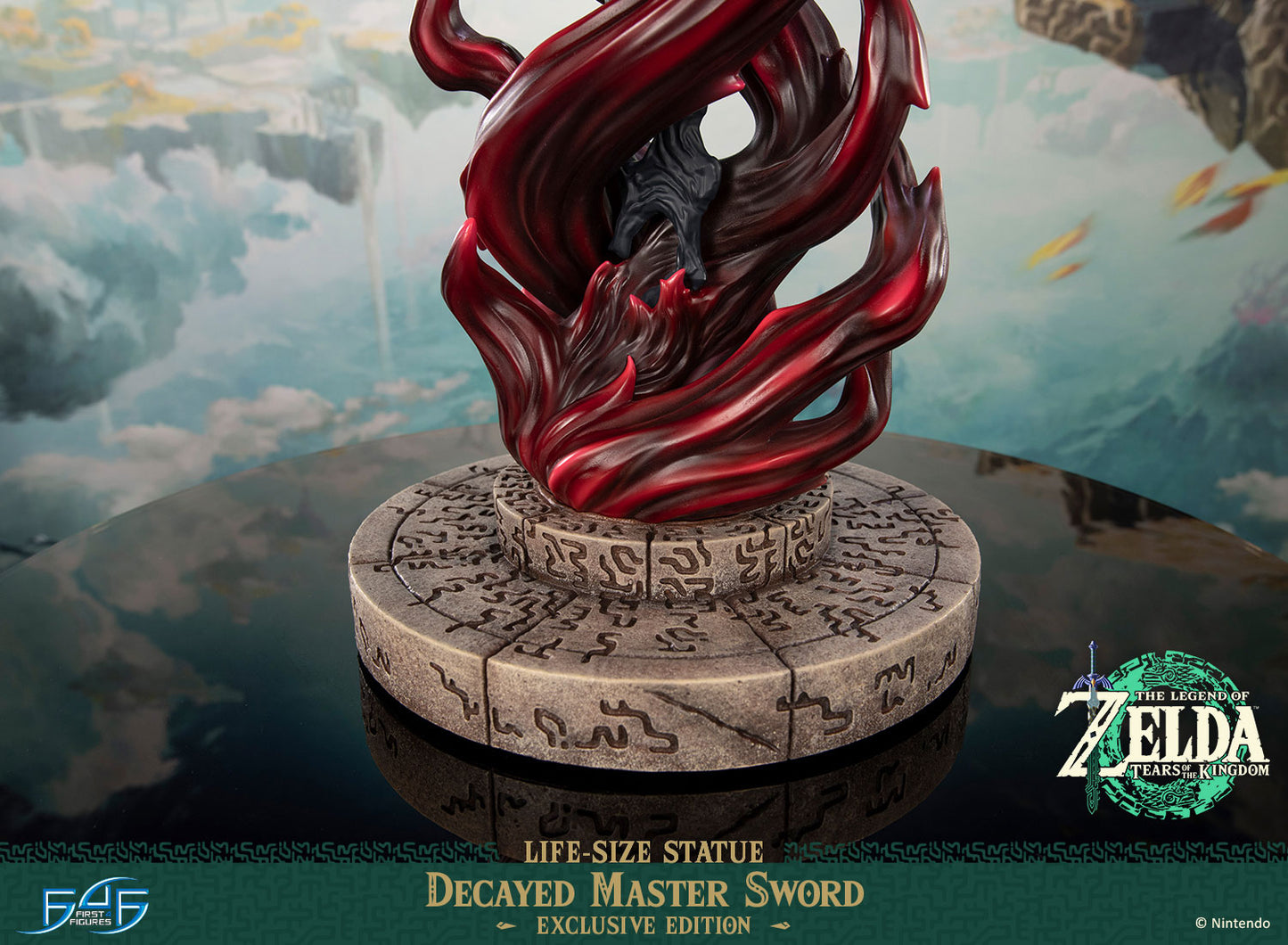 PRE ORDER – THE LEGEND OF ZELDA™: TEARS OF THE KINGDOM DECAYED MASTER SWORD LIFE-SIZE STATUE (EXCLUSIVE EDITION)