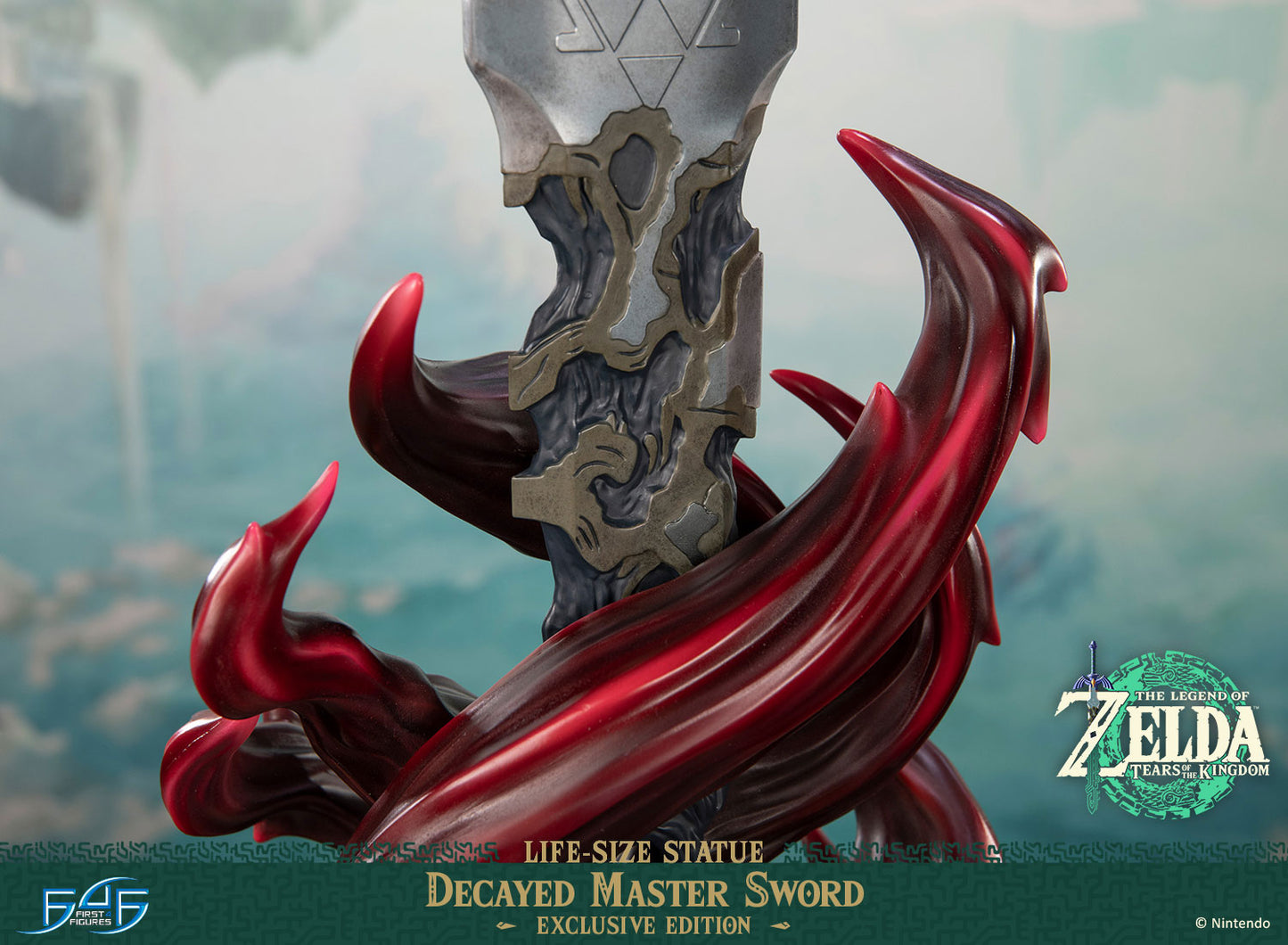 PRE ORDER – THE LEGEND OF ZELDA™: TEARS OF THE KINGDOM DECAYED MASTER SWORD LIFE-SIZE STATUE (EXCLUSIVE EDITION)