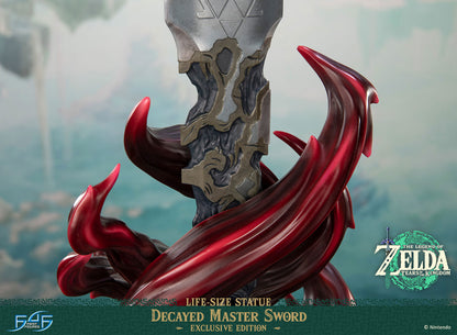 PRE ORDER – THE LEGEND OF ZELDA™: TEARS OF THE KINGDOM DECAYED MASTER SWORD LIFE-SIZE STATUE (EXCLUSIVE EDITION)