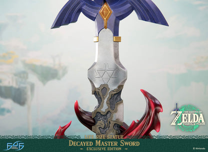PRE ORDER – THE LEGEND OF ZELDA™: TEARS OF THE KINGDOM DECAYED MASTER SWORD LIFE-SIZE STATUE (EXCLUSIVE EDITION)