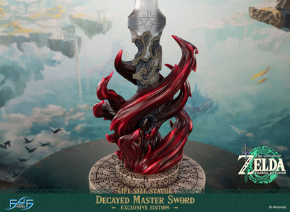 PRE ORDER – THE LEGEND OF ZELDA™: TEARS OF THE KINGDOM DECAYED MASTER SWORD LIFE-SIZE STATUE (EXCLUSIVE EDITION)