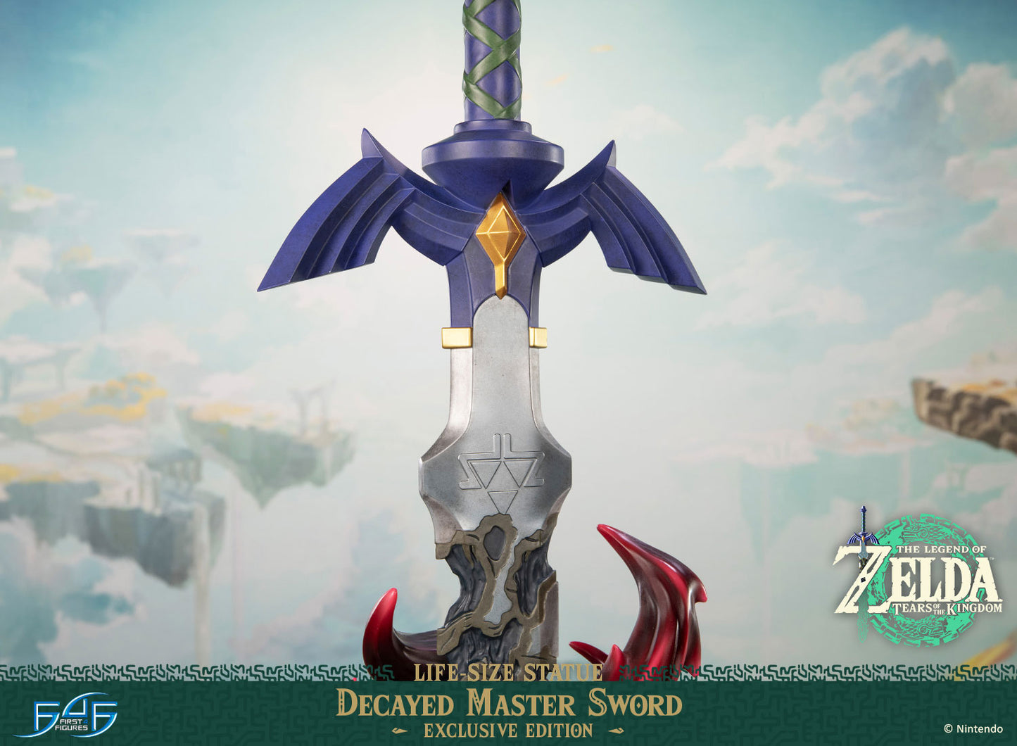 PRE ORDER – THE LEGEND OF ZELDA™: TEARS OF THE KINGDOM DECAYED MASTER SWORD LIFE-SIZE STATUE (EXCLUSIVE EDITION)