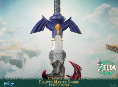 PRE ORDER – THE LEGEND OF ZELDA™: TEARS OF THE KINGDOM DECAYED MASTER SWORD LIFE-SIZE STATUE (EXCLUSIVE EDITION)