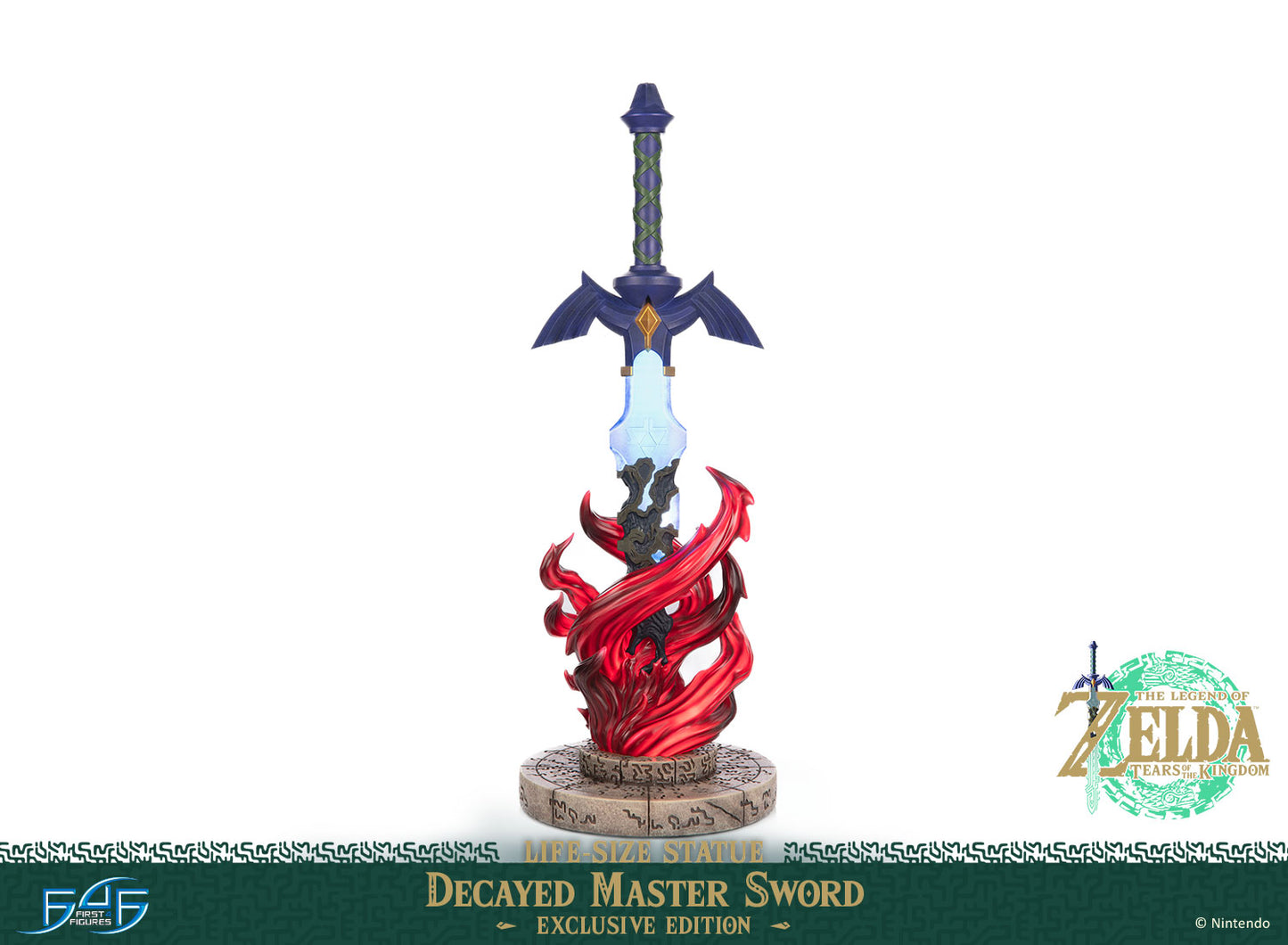 PRE ORDER – THE LEGEND OF ZELDA™: TEARS OF THE KINGDOM DECAYED MASTER SWORD LIFE-SIZE STATUE (EXCLUSIVE EDITION)