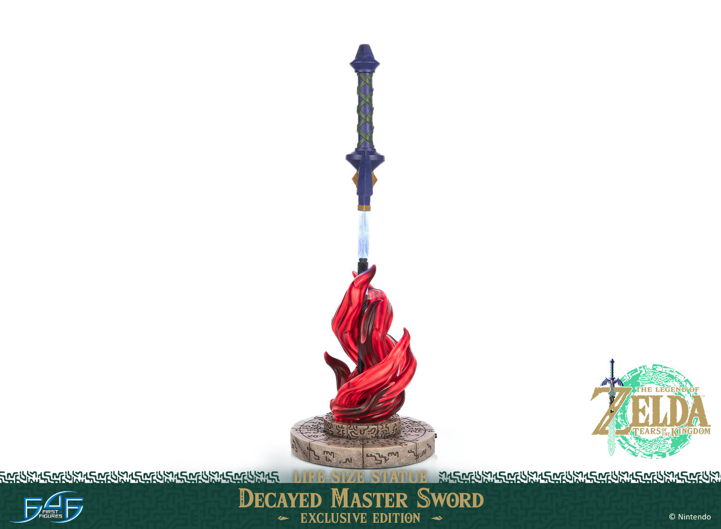 PRE ORDER – THE LEGEND OF ZELDA™: TEARS OF THE KINGDOM DECAYED MASTER SWORD LIFE-SIZE STATUE (EXCLUSIVE EDITION)