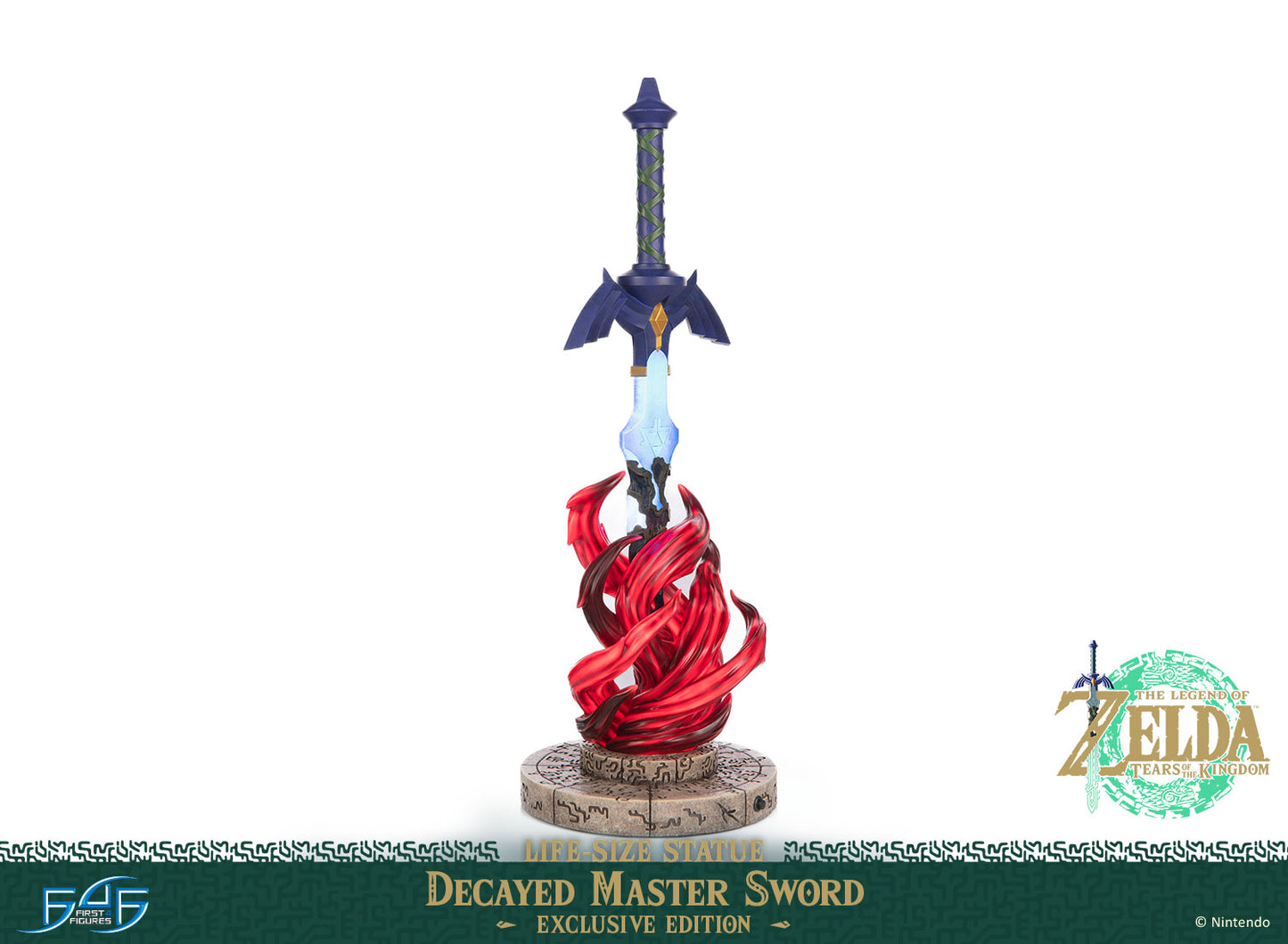 PRE ORDER – THE LEGEND OF ZELDA™: TEARS OF THE KINGDOM DECAYED MASTER SWORD LIFE-SIZE STATUE (EXCLUSIVE EDITION)