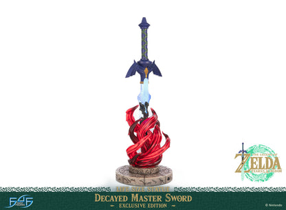 PRE ORDER – THE LEGEND OF ZELDA™: TEARS OF THE KINGDOM DECAYED MASTER SWORD LIFE-SIZE STATUE (EXCLUSIVE EDITION)