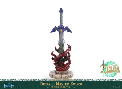 PRE ORDER – THE LEGEND OF ZELDA™: TEARS OF THE KINGDOM DECAYED MASTER SWORD LIFE-SIZE STATUE (EXCLUSIVE EDITION)