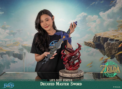 PRE ORDER – THE LEGEND OF ZELDA™: TEARS OF THE KINGDOM DECAYED MASTER SWORD LIFE-SIZE STATUE