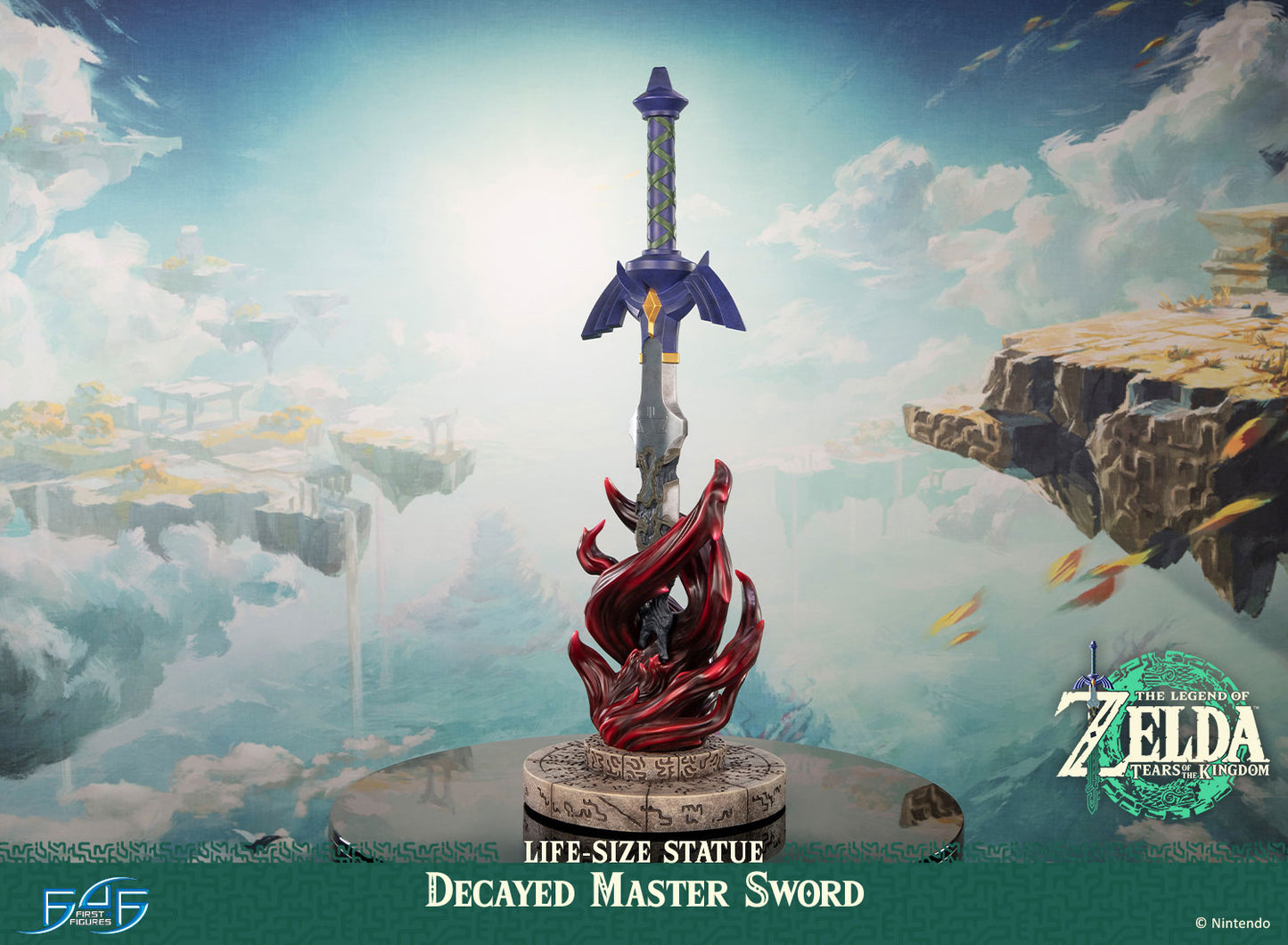 PRE ORDER – THE LEGEND OF ZELDA™: TEARS OF THE KINGDOM DECAYED MASTER SWORD LIFE-SIZE STATUE