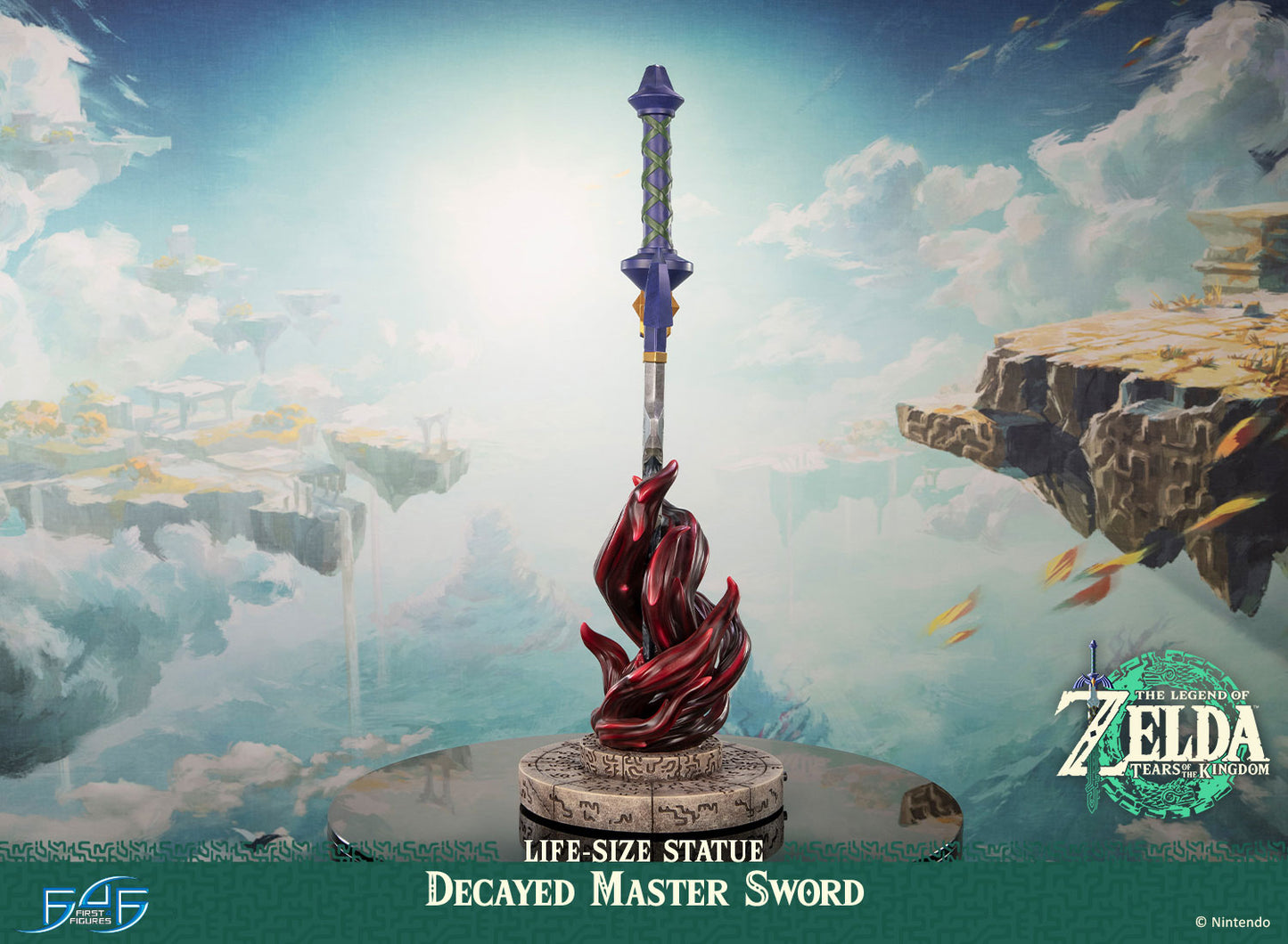 PRE ORDER – THE LEGEND OF ZELDA™: TEARS OF THE KINGDOM DECAYED MASTER SWORD LIFE-SIZE STATUE