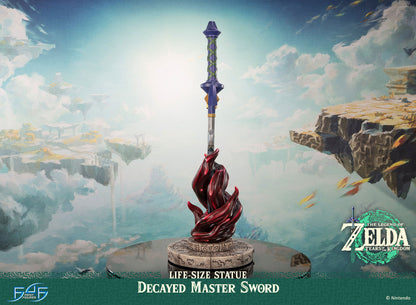PRE ORDER – THE LEGEND OF ZELDA™: TEARS OF THE KINGDOM DECAYED MASTER SWORD LIFE-SIZE STATUE