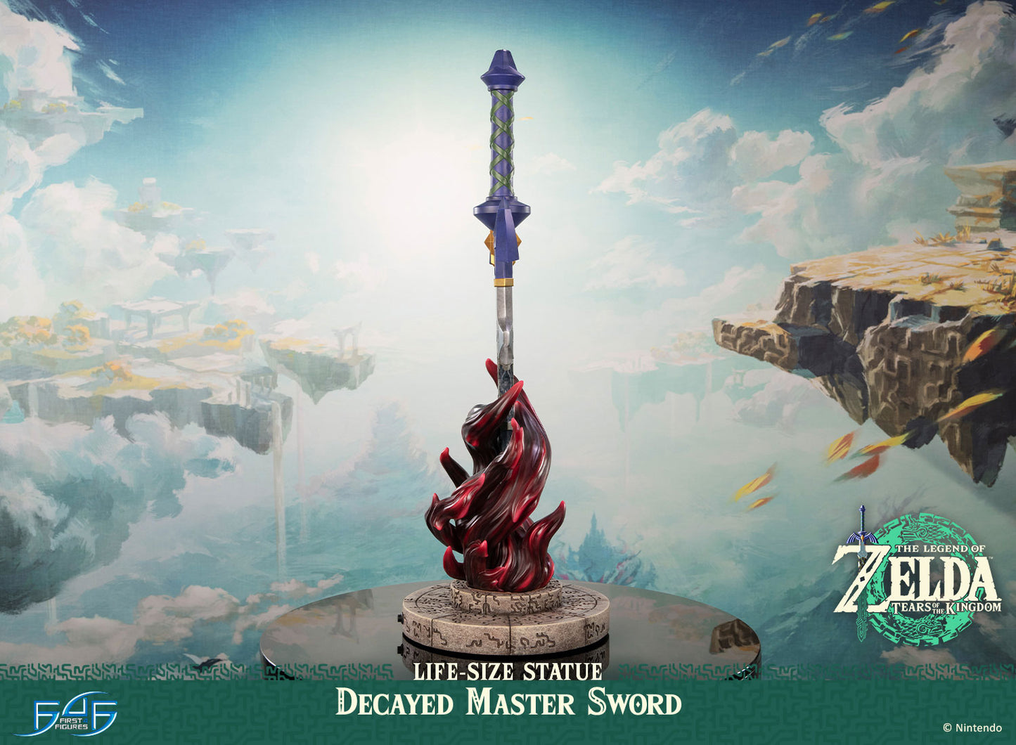 PRE ORDER – THE LEGEND OF ZELDA™: TEARS OF THE KINGDOM DECAYED MASTER SWORD LIFE-SIZE STATUE