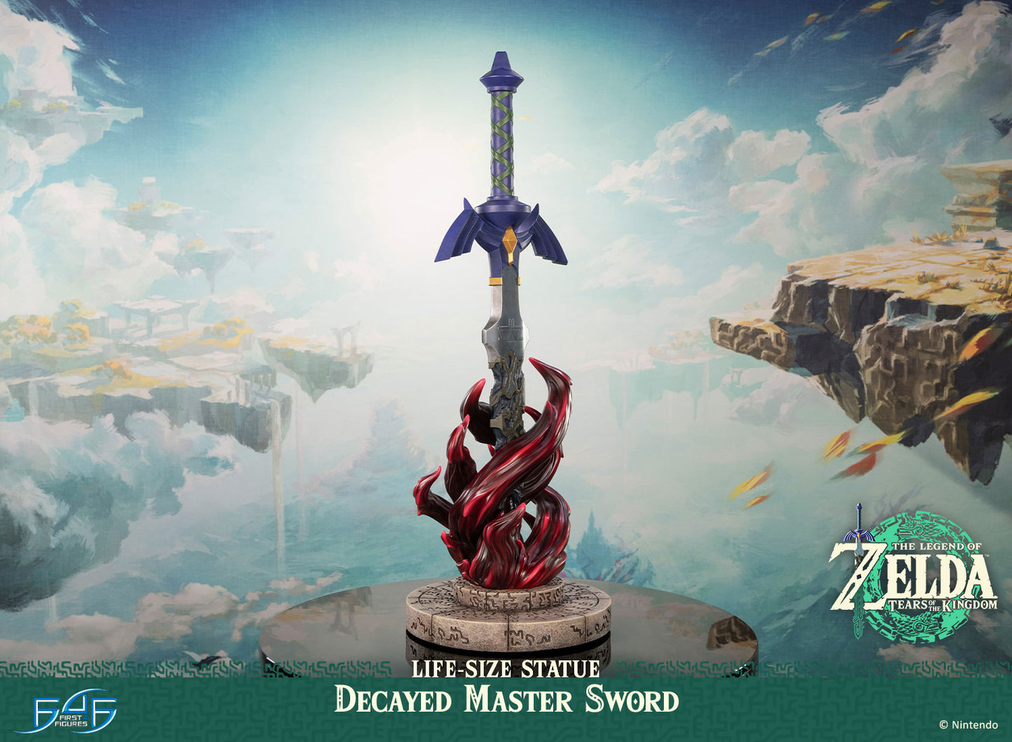PRE ORDER – THE LEGEND OF ZELDA™: TEARS OF THE KINGDOM DECAYED MASTER SWORD LIFE-SIZE STATUE