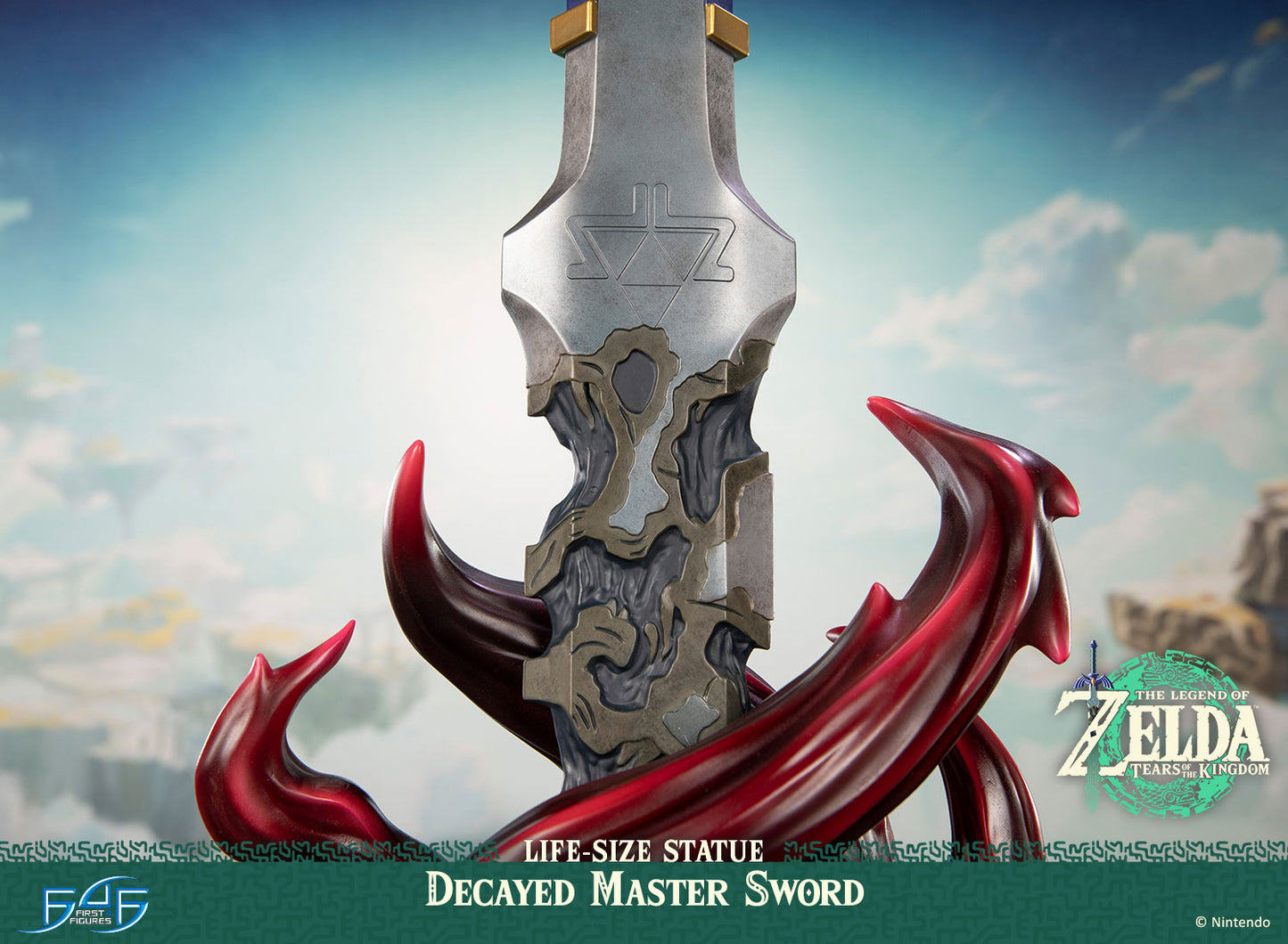 PRE ORDER – THE LEGEND OF ZELDA™: TEARS OF THE KINGDOM DECAYED MASTER SWORD LIFE-SIZE STATUE