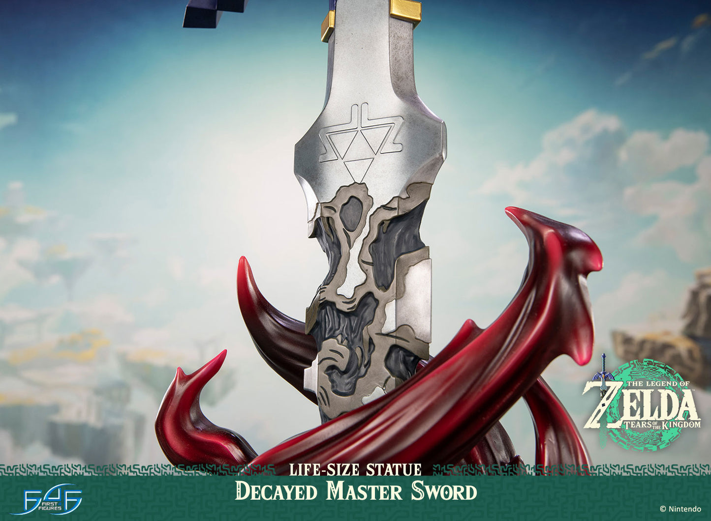 PRE ORDER – THE LEGEND OF ZELDA™: TEARS OF THE KINGDOM DECAYED MASTER SWORD LIFE-SIZE STATUE