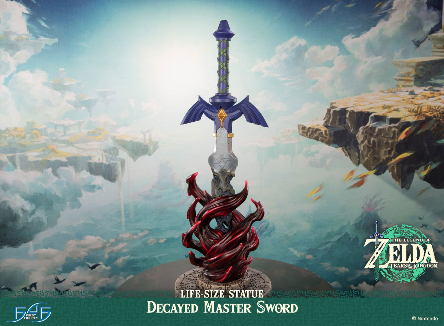 PRE ORDER – THE LEGEND OF ZELDA™: TEARS OF THE KINGDOM DECAYED MASTER SWORD LIFE-SIZE STATUE