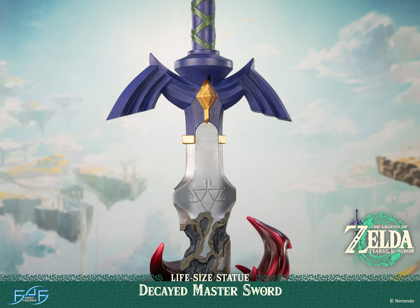 PRE ORDER – THE LEGEND OF ZELDA™: TEARS OF THE KINGDOM DECAYED MASTER SWORD LIFE-SIZE STATUE