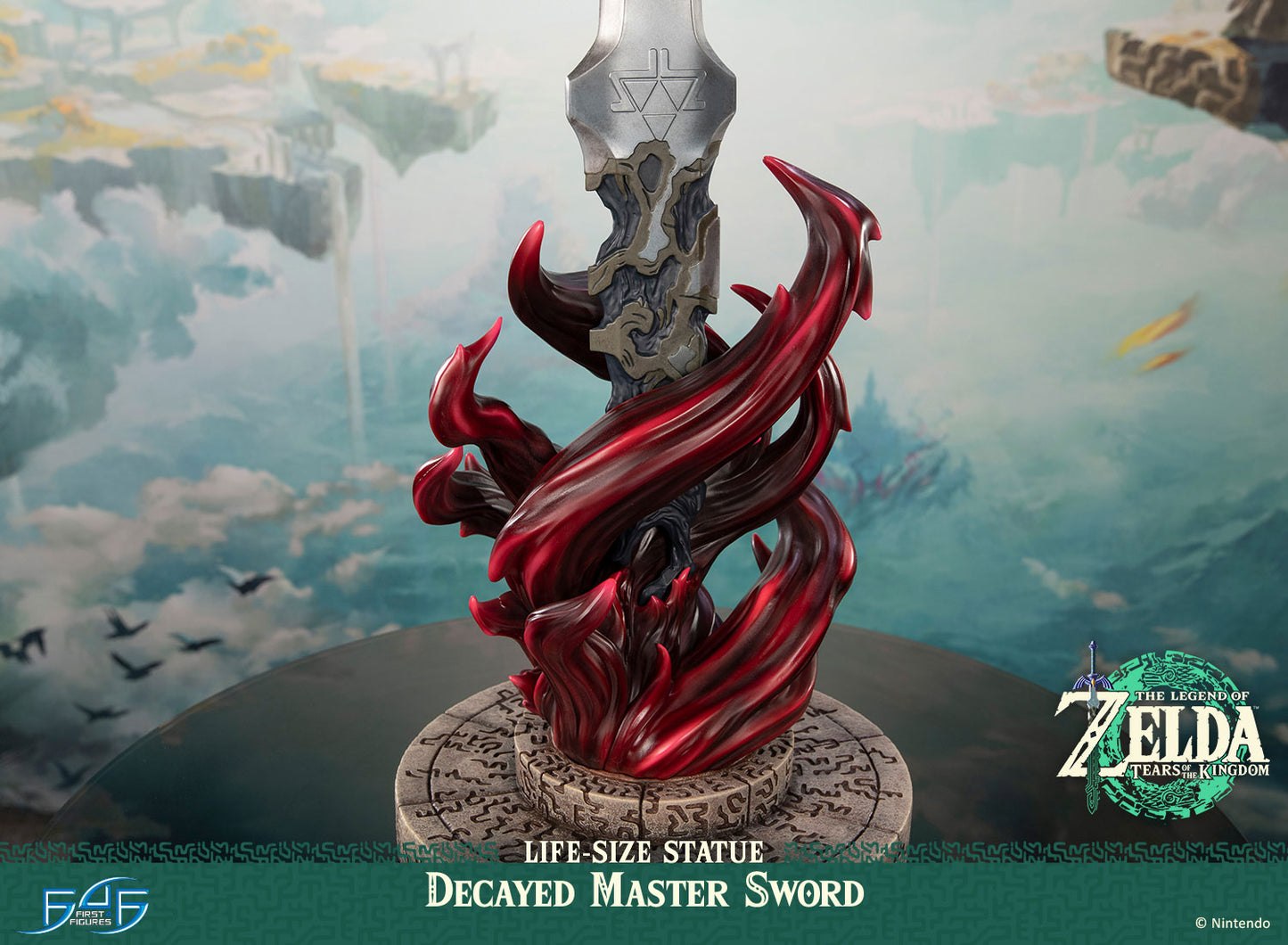 PRE ORDER – THE LEGEND OF ZELDA™: TEARS OF THE KINGDOM DECAYED MASTER SWORD LIFE-SIZE STATUE