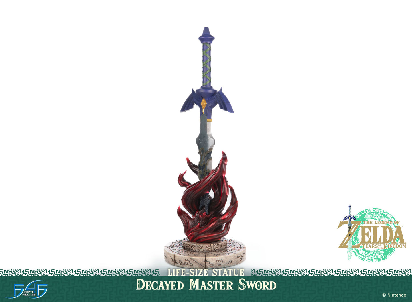 PRE ORDER – THE LEGEND OF ZELDA™: TEARS OF THE KINGDOM DECAYED MASTER SWORD LIFE-SIZE STATUE