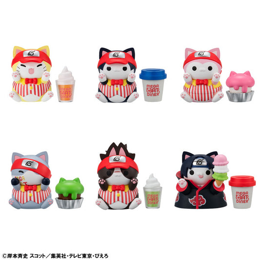 PRE ORDER – BOX OF 6 - MEGA CAT PROJECT NARUTO NYARUTO! MEGACAT DINER