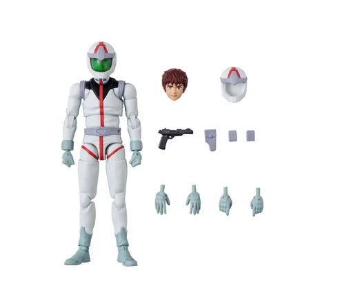 PRE ORDER – G.M.G. COLLECTION 09 MOBILE SUIT GUNDAM  EARTH FEDERATION - AMURO RAY NORMAL SUIT VER.