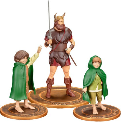 PRE ORDER – THE LORD OF THE RINGS ANIMATED FILM - MERRY, PIPPIN, AND BOROMIR - PVC FIGURE SET