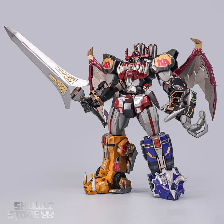 PRE ORDER – EXPLODING MODEL ZL-01 MYTHICAL BEAST COMBINED BLACK VERSION POWER RANGER MEGAZORD