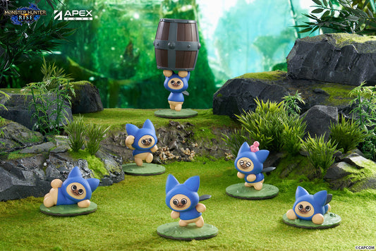 PRE ORDER – MONSTER HUNTER RISE: SUNBREAK - FELINE CAT - MINI TRADING FIGURE (WITH SET OF 6 FIGURES)