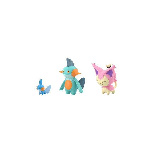 PRE ORDER – POKEMON SCALE WORLD HOENN REGION - MUDKIP & MARSHTOMP & SKITTY W/O GUM