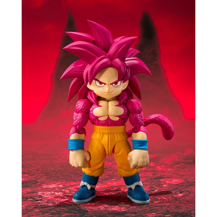 [ON HAND] [Subject to Availability] – S.H.FIGUARTS DRAGON BALL - SUPER SAIYAN 4 SON GOKU (MINI) - DAIMA