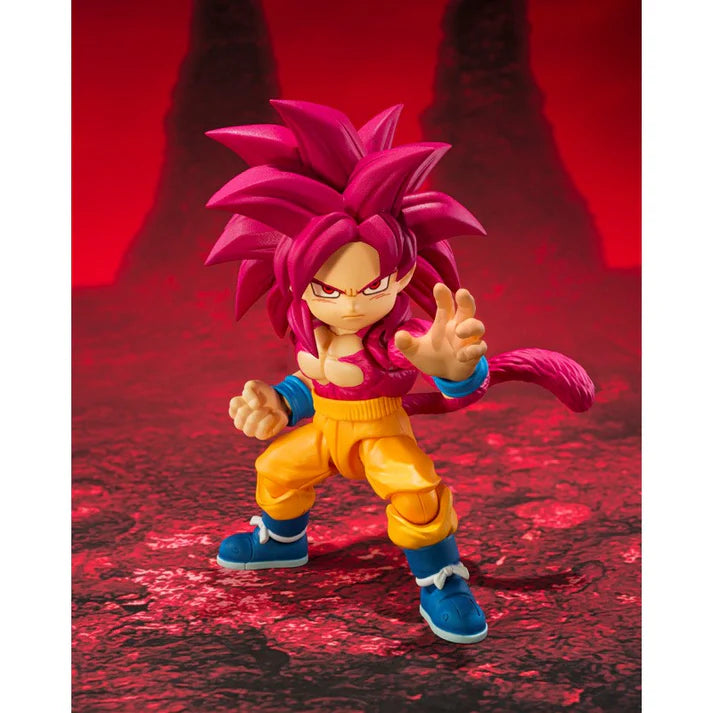 [ON HAND] [Subject to Availability] – S.H.FIGUARTS DRAGON BALL - SUPER SAIYAN 4 SON GOKU (MINI) - DAIMA