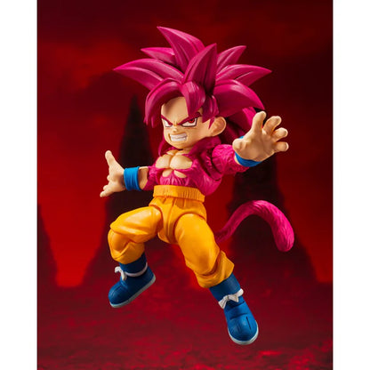 [ON HAND] [Subject to Availability] – S.H.FIGUARTS DRAGON BALL - SUPER SAIYAN 4 SON GOKU (MINI) - DAIMA