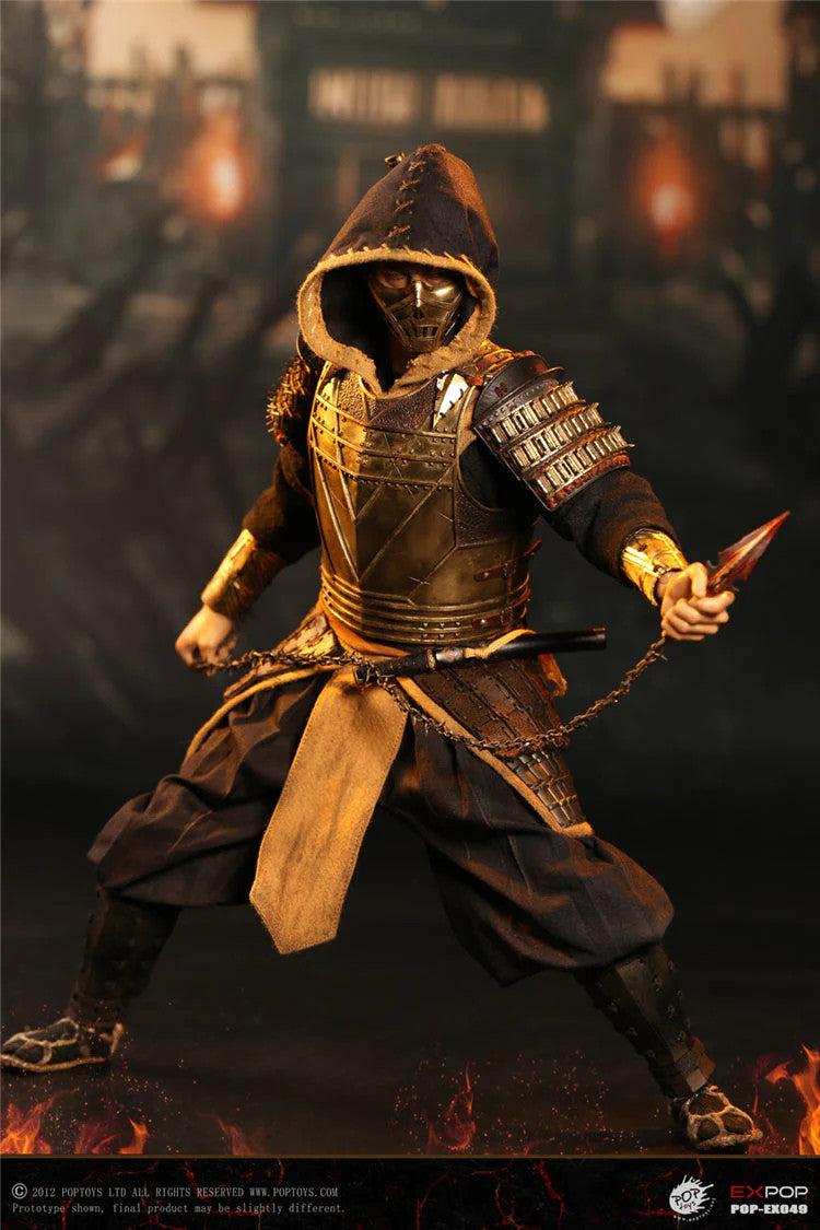 PRE ORDER – EX049 MORTAL KOMBAT 1/6 REPRESENTATIVE FROM HELL WARRIOR SCORPION (RERUN)