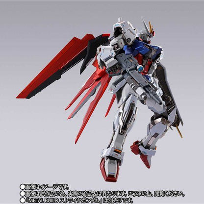PRE ORDER – METAL BUILD STRIKE GUNDAM - HELIOPOLIS ROLL OUT VER. + AILE STRIKER - STORE LIMITED EDITION (SET OF 2)